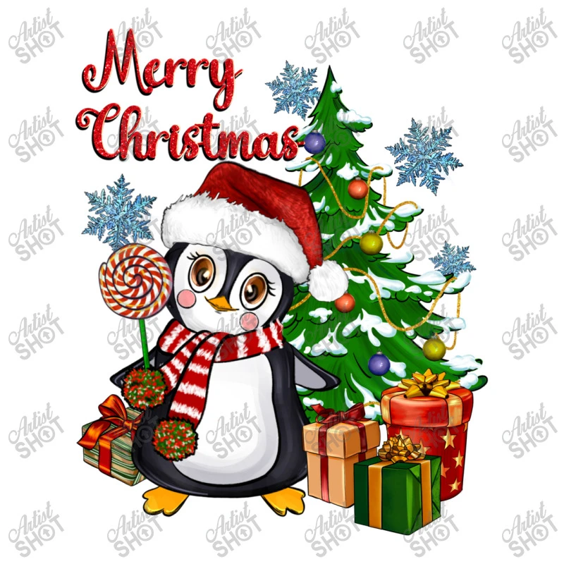 Penguin Merry Christmas Toddler T-shirt 5 Penguin Merry Christmas Toddler T-shirt - Image 3