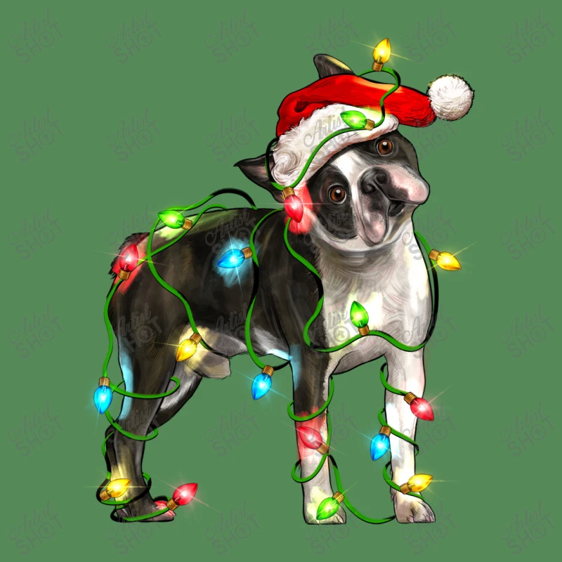 Christmas Boston Terrier Youth Hoodie 7 Christmas Boston Terrier Youth Hoodie - Image 5