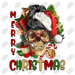 Merry Christmas Skeleton Messy Bun Women's V-Neck T-Shirt -Deals T-Shirt Store d.2526248987.25057785.s3.1 ffffff YXJ0aXN0c2hvdA 800x800 1