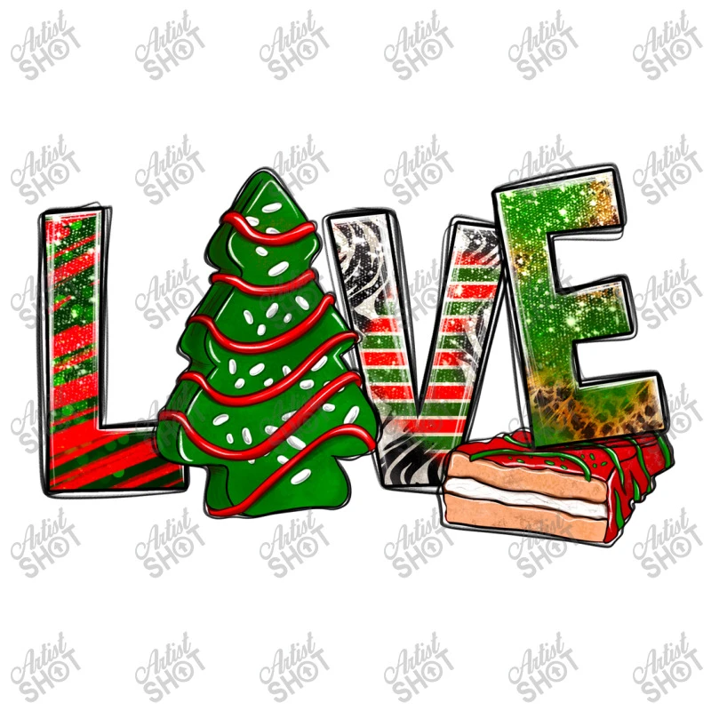 Love Christmas Tree Cake Women's V-Neck T-Shirt 7 Love Christmas Tree Cake Women's V-Neck T-Shirt - Image 5