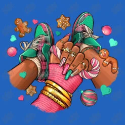 Pink Christmas Black Girl Sneakers Toddler T-shirt -Deals T-Shirt Store d.2526264540.25083372.s3.1 2263bd YXJ0aXN0c2hvdA 800x800 1