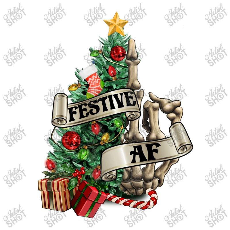 Festive Af Christmas Middle Finger Youth Sweatshirt 7 Festive Af Christmas Middle Finger Youth Sweatshirt - Image 5