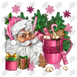 Pink Christmas Hot Chocolate Coffee Cup With Santa Women's V-Neck T-Shirt 11 Pink Christmas Hot Chocolate Coffee Cup With Santa Women's V-Neck T-Shirt -Deals T-Shirt Store d.2526358762.25087078.s3.1 ffffff YXJ0aXN0c2hvdA 800x800 1