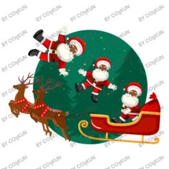 Black Man Santa Claus Christmas Youth Tee -Deals T-Shirt Store d.2526365311.25087694.s3.1 ffffff Y2 Fn2t1bg 800x800 1