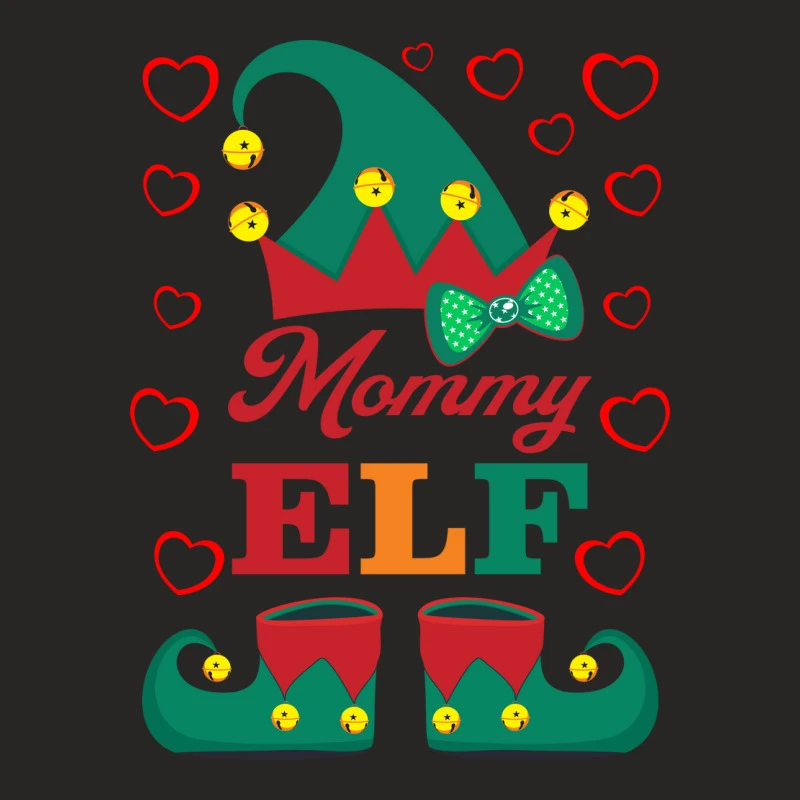 Elf Mommy Elf Christmas Ladies Fitted T-Shirt 7 Elf Mommy Elf Christmas Ladies Fitted T-Shirt - Image 5