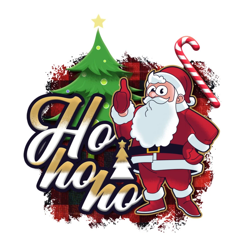 Christmas Santa Claus Decoration Women's V-Neck T-Shirt 7 Christmas Santa Claus Decoration Women's V-Neck T-Shirt - Image 5