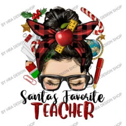 Messy Bun Christmas Teacher Women's V-Neck T-Shirt 11 Messy Bun Christmas Teacher Women's V-Neck T-Shirt -Deals T-Shirt Store d.2526572797.25093566.s3.1 ffffff SFJBIERlc2lnbiBTaG9w 800x800 1
