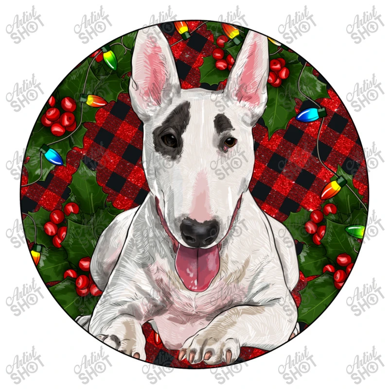 Christmas Bull Terrier Women's V-Neck T-Shirt 7 Christmas Bull Terrier Women's V-Neck T-Shirt - Image 5