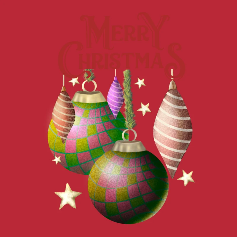Christmas Balls Women's V-Neck T-Shirt 7 Christmas Balls Women's V-Neck T-Shirt - Image 5