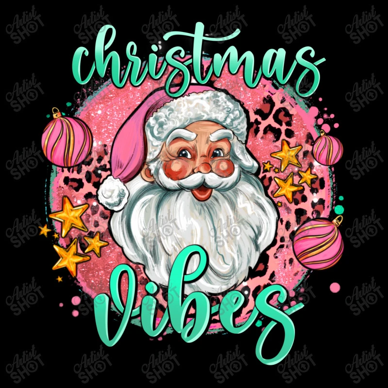 Christmas Vibes Santa Women's V-Neck T-Shirt 7 Christmas Vibes Santa Women's V-Neck T-Shirt - Image 5