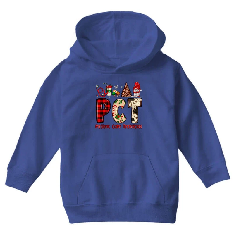 Pct Patient Care Technician Christmas Youth Hoodie 5 Pct Patient Care Technician Christmas Youth Hoodie - Image 3