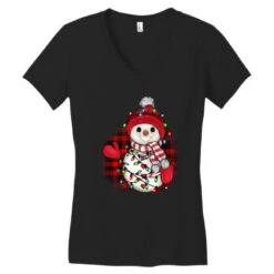 Christmas Snowman Lights Women's V-Neck T-Shirt -Deals T-Shirt Store pd.2294579877.72.23349840.s3.1 front black ffffff none x4.7y4.7 128.6 800x800 1