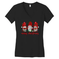 Merry Christmas Gnome With Christmas Lights Women's V-Neck T-Shirt 9 Merry Christmas Gnome With Christmas Lights Women's V-Neck T-Shirt -Deals T-Shirt Store pd.2295498751.72.23349670.s3.1 front black ffffff none x8.2y8.2 121.6 800x800 1