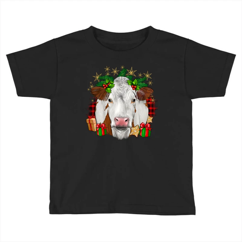 Christmas Simmental Toddler T-shirt 3 Christmas Simmental Toddler T-shirt