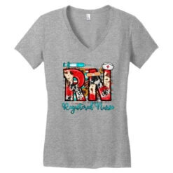 Christmas Rn Registered Nurse Women's V-Neck T-Shirt -Deals T-Shirt Store pd.2296946742.72.23349162.s3.1 front heather ffffff none x7.7y7.7 122.6 800x800 1