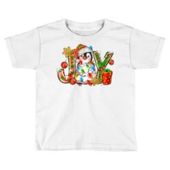 Joy Christmas Penguin Toddler T-shirt