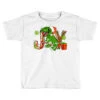 Joy Christmas T-Rex Toddler T-shirt