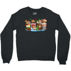 Christmas Cookie Coffee Cups Crewneck Sweatshirt -Deals T-Shirt Store pd.2525725014.32.25077344.s3.1 front black ffffff none x0y6 124 800x800 1