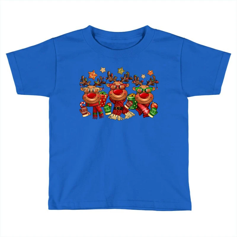 Reindeer Christmas Toddler T-shirt 3 Reindeer Christmas Toddler T-shirt