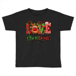 Love Christmas Reindeer Toddler T-shirt