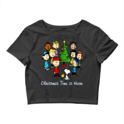 Christmas Time Is Here The Peanuts Movies Christma Crop Top