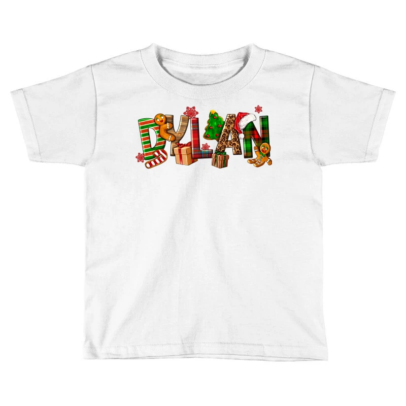 Personalized Christmas Themed Toddler T-shirt 3 Personalized Christmas Themed Toddler T-shirt