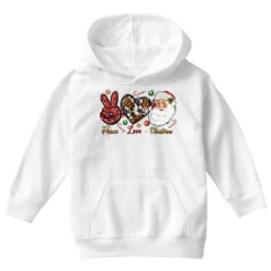 Peace Love Christmas Youth Hoodie -Deals T-Shirt Store pd.2526140806.53.25057806.s3.1 front white ffffff none x0y0 113 800x800 1