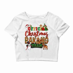 Official Christmas Baking Team Crop Top