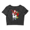 Christmas Santa Elf Riding Unicorn Xmas Magical Ra Crop Top -Deals T-Shirt Store pd.2526174307.87.25065794.s3.1 front black ffffff none x12.5y0 121 800x800 1