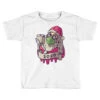 Christmas 2020 Santa Wearing Mask Funny Xmas Costu Toddler T-shirt