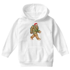 Bigfoot Santa Christmas Tree Lights Xmas Sasquatch Youth Hoodie -Deals T-Shirt Store pd.2526186681.53.25069008.s3.1 front white ffffff none x24y0 65 800x800 1