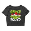 Grinch Squad Funy Family Christmas Crop Top