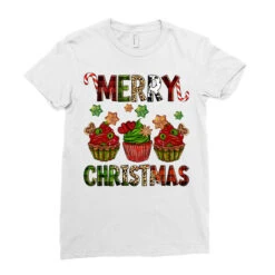 Merry Christmas Cupcakes Ladies Fitted T-Shirt 9 Merry Christmas Cupcakes Ladies Fitted T-Shirt -Deals T-Shirt Store pd.2526255188.36.25057776.s3.1 front white ffffff none x0y0 154 800x800 1