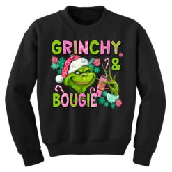 Christmas Characters And Bougie Youth Sweatshirt -Deals T-Shirt Store pd.2526262724.52.25084751.s3.1 front black ffffff none x0y0 169 800x800 1