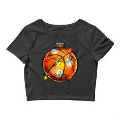 Christmas Baskeball Crop Top