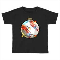 Christmas Baseball Toddler T-shirt