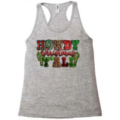 Howdy Christmas Y'all Racerback Tank -Deals T-Shirt Store pd.2526276641.45.25057756.s3.1 front grey ffffff none x0y0 144 800x800 1