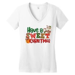 Have A Sweet Christmas Women's V-Neck T-Shirt -Deals T-Shirt Store pd.2526278053.72.25057750.s3.1 front white ffffff none x0y0 138 800x800 1