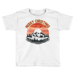 Deals T-Shirt Store 38 Merry Christmas From The Mountain Toddler T-shirt
