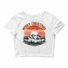 Merry Christmas From The Mountain Crop Top