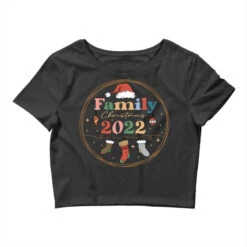 Crm21112205 Family Christmas 2022 Svg Crop Top