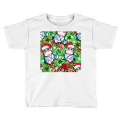 Christmas Cute Hippo Sitting Toddler T-shirt