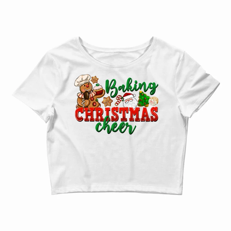 Baking Christmas Cheer Crop Top 3 Baking Christmas Cheer Crop Top