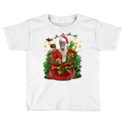 Santa Skeleton Christmas Toddler T-shirt
