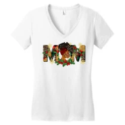 Afro Woman Christmas Mom Women's V-Neck T-Shirt 9 Afro Woman Christmas Mom Women's V-Neck T-Shirt -Deals T-Shirt Store pd.2526337933.72.25087071.s3.1 front white ffffff none x0y0 138 800x800 1