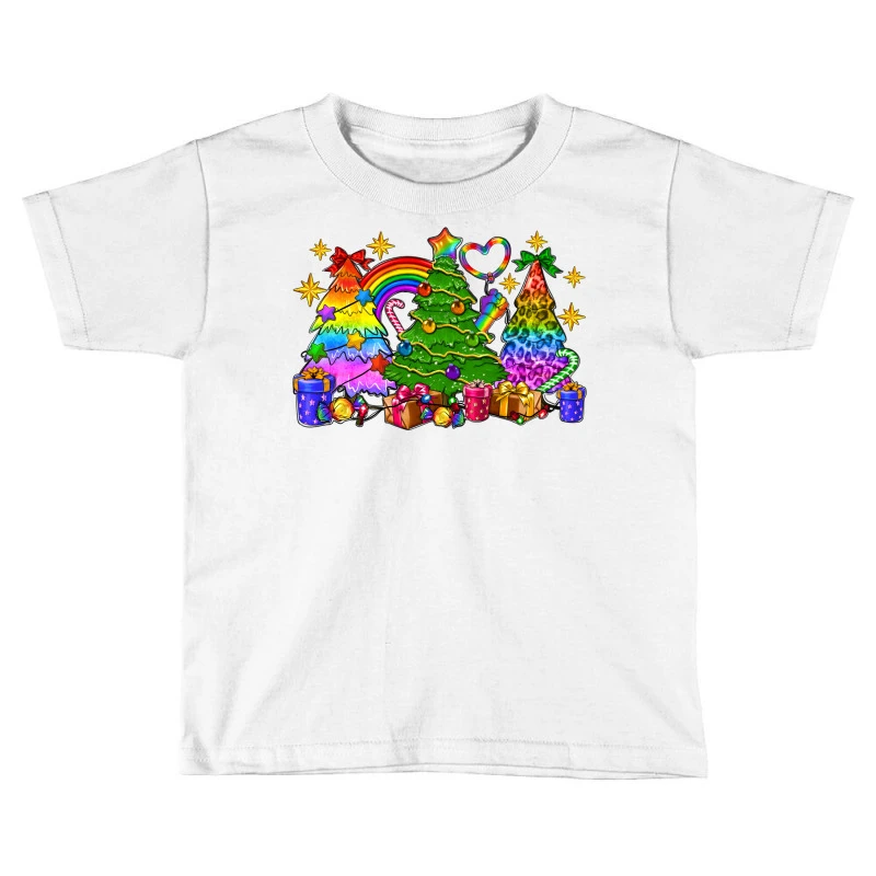 Pride Christmas Tree Toddler T-shirt 3 Pride Christmas Tree Toddler T-shirt
