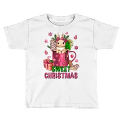 Pink Sweet Christmas Hot Chocolate Coffee Cup Toddler T-shirt