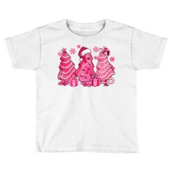 Pink Christmas Tree Cakes Toddler T-shirt