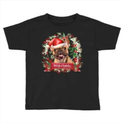 Merry Christmas Dog Toddler T-shirt
