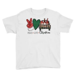 Peace Love Christmas Sublimation Youth Tee -Deals T-Shirt Store pd.2526389957.37.25088423.s3.1 front white ffffff none x0y0 129 800x800 1